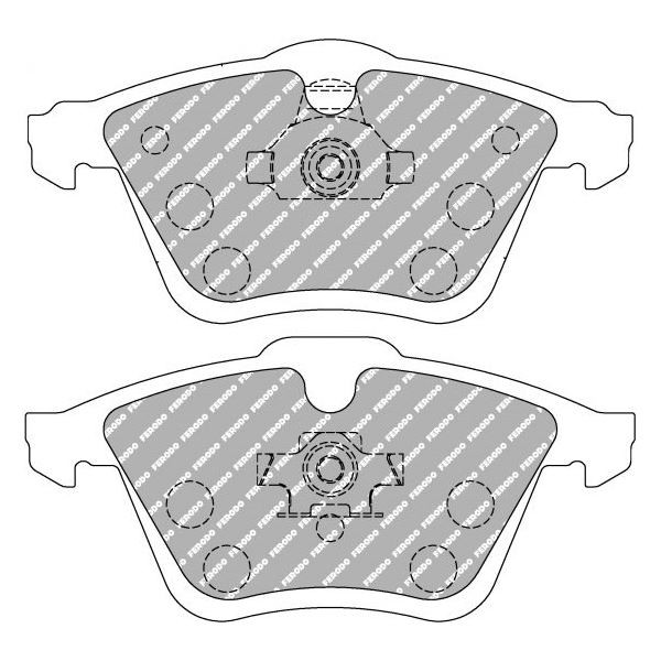Plăcuțe de frână Ferodo DS2500 față pentru AUDI A3 3.2 quattro 09.05 - 12.09, etrier ATE - F-CP1765H - FCP1765H - 3661768068526