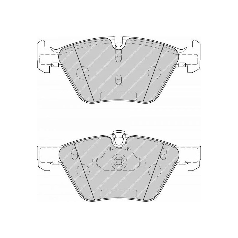 Ferodo DS2500 remblokken voor BMW 1 Serie 120 i 09.06 - 12.11 remklauw ATE - F-CP1773H - FCP1773H - 3661768287873