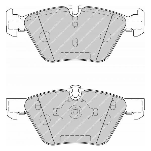 Ferodo DS2500 remblokken voor BMW 1 Serie 120 i 09.06 - 12.11 remklauw ATE - F-CP1773H - FCP1773H - 3661768287873