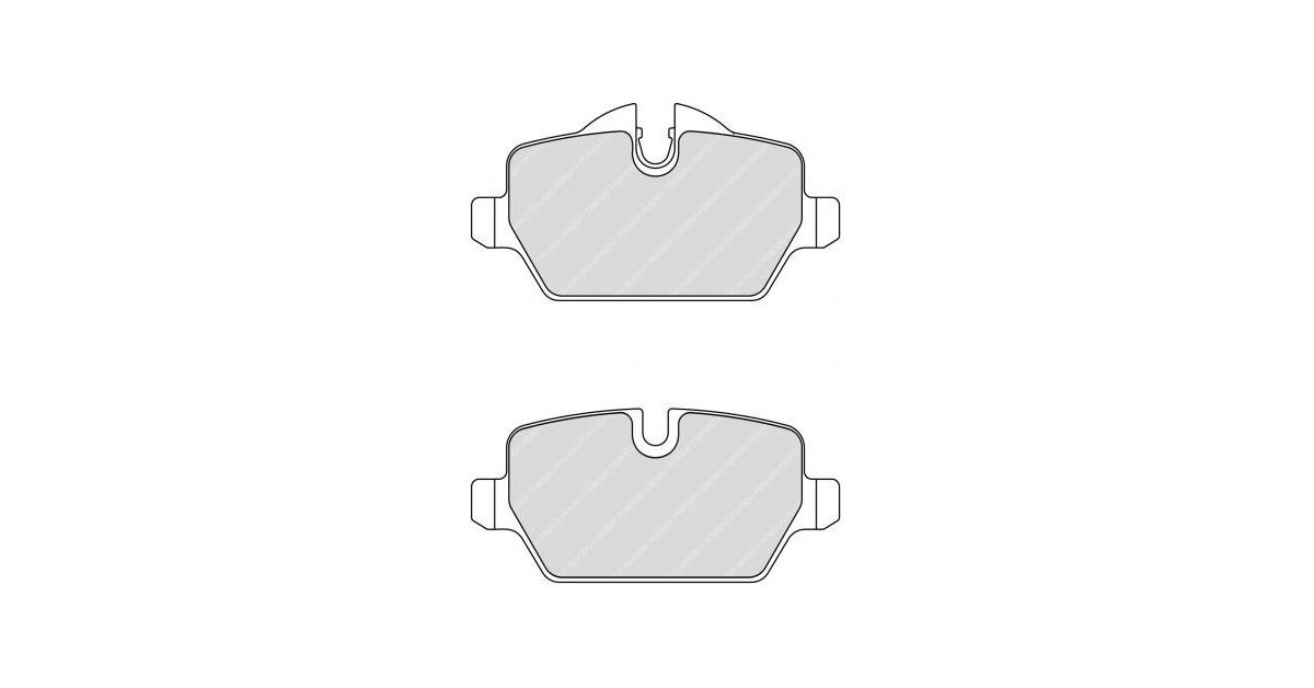Ferodo DS2500 Rear Brake Pads BMW Serie 1