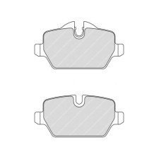 Ferodo DS2500 remblokken achter voor BMW 1 Reeks 116 d 01.11 - 12.11 LUCAS/TRW remklauw - F-CP1806H - FCP1806H - 3661768323823