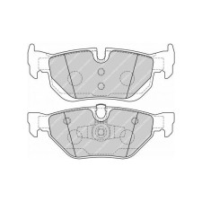 Ferodo DS2500 remblokken achter voor BMW 1 Serie 120 i 09.06 - 12.11 remklauw ATE - F-CP1807H - FCP1807H - 3661768259337