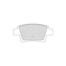 Ferodo DS2500 remblokken achter voor ABARTH Grande Punto 1.4 (199.AXN1B) 12.07 - 06.10 remklauw BOSCH - F-CP1858H - FCP1858H - 3661768426715