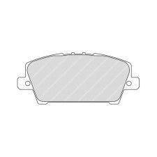 Ferodo DS2500 remblokken voor HONDA Civic 1.4 01.06 - SUMITOMO remklauw - F-CP1859H - FCP1859H - 3661768323830