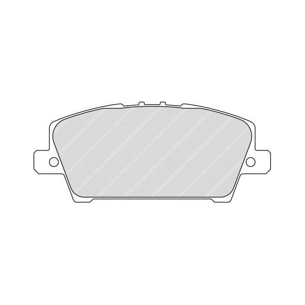 Ferodo DS2500 remblokken voor HONDA Civic 1.4 01.06 - SUMITOMO remklauw - F-CP1859H - FCP1859H - 3661768323830