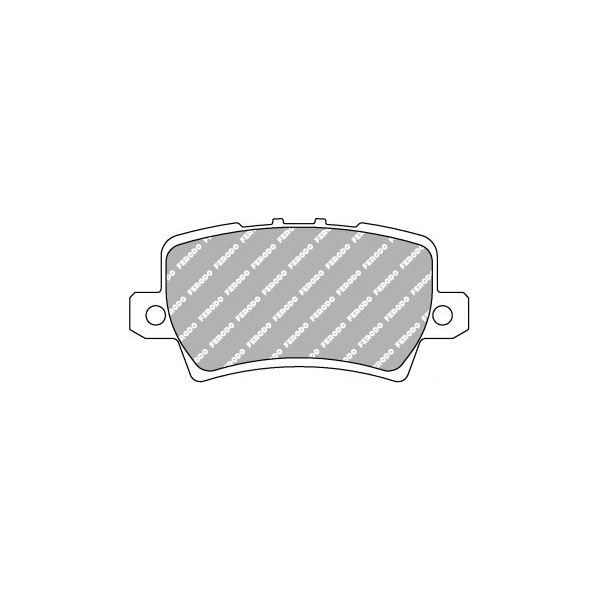 Plăcuțe de frână Ferodo DS2500 spate pentru HONDA Civic 1.4 01.06 – etrier de frână LUCAS/TRW - F-CP1862H - FCP1862H - 3661768323847