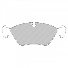 Plaquettes de frein Ferodo DS2500 avant pour BMW M3 1.8 16V M3 01.86 - 12.93 étrier ATE