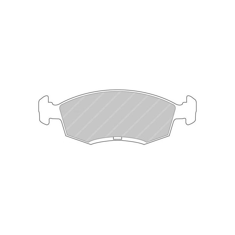 Ferodo DS2500 voorremblokken voor AC Ace 5 01.93 - LUCAS/TRW remklauw - F-CP276H - FCP276H - 3661768068571