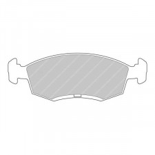 Plaquettes de frein Ferodo DS2500 avant pour AC Ace 5 01.93 -  étrier LUCAS/TRW