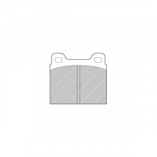 Plaquettes de frein Ferodo DS2500 arrière pour ALFA ROMEO 6 2.5 01.79 - 12.87 étrier ATE
