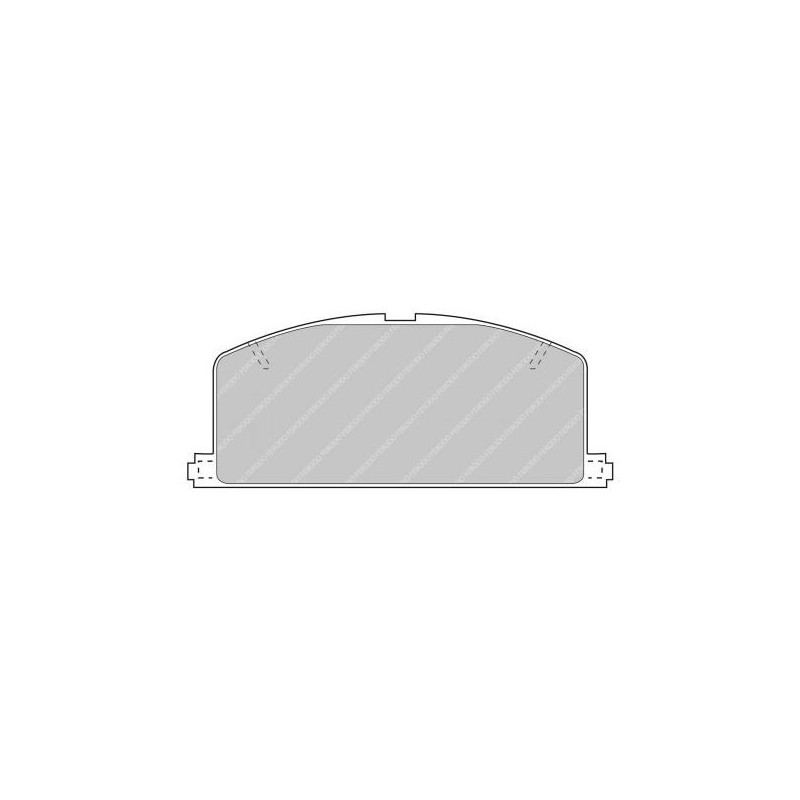 Ferodo DS2500 remblokken voor CHEVROLET Chevy 2, nova 01.85 - 12.88 KELGATE remklauw - F-CP308H - FCP308H - 3661768068724