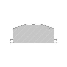 Ferodo DS2500 remblokken voor CHEVROLET Chevy 2, nova 01.85 - 12.88 KELGATE remklauw - F-CP308H - FCP308H - 3661768068724