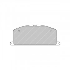 Plaquettes de frein Ferodo DS2500 avant pour CHEVROLET Chevy 2, nova  01.85 - 12.88 étrier KELGATE