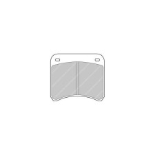 Ferodo DS2500 remblokken achter voor RENAULT Clio Super 1600 01.01 - remklauw AP RACING - F-CP342H - FCP342H - 3661768068755
