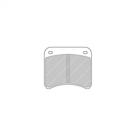 Plaquettes de frein Ferodo DS2500 arrière pour RENAULT Clio Super 1600 01.01 -  étrier AP RACING