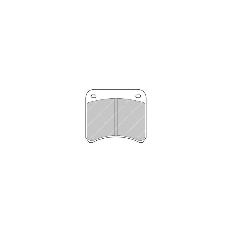 Ferodo DS3000 remblokken achter voor RENAULT Clio Super 1600 01.01 - remklauw AP RACING - F-CP342R - FCP342R - 3661768068762