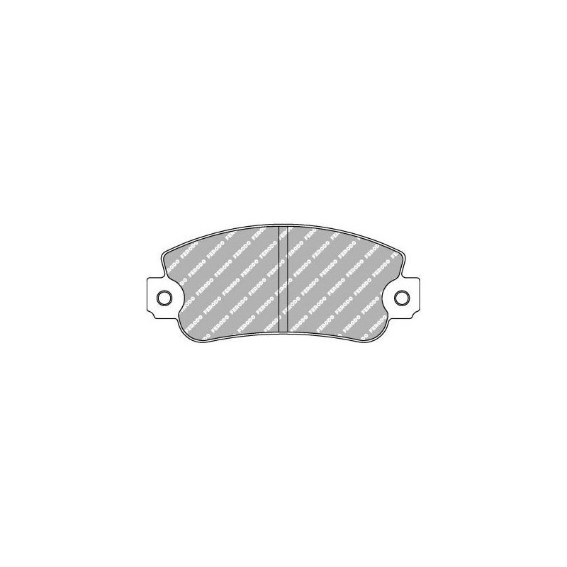 Ferodo DS2500 remblokken voorrem voor AUTOBIANCHI Y10 1.0 01.90 - 12.96 BENDIX remklauw - F-CP351H - FCP351H - 3661768068779