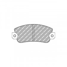 Plaquettes de frein Ferodo DS2500 avant pour AUTOBIANCHI Y10 1.0 01.90 - 12.96 étrier BENDIX