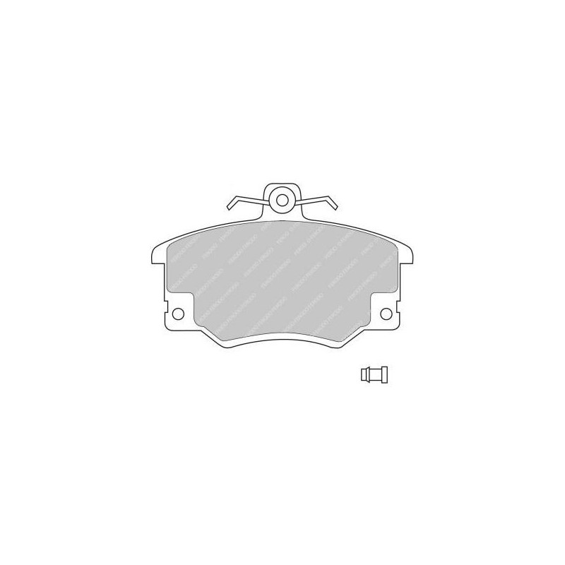 Ferodo DS3000 remblokken voor ABARTH Ritmo 125 TC 2.0 11.81 - 12.87 LUCAS/TRW remklauw - F-CP370R - FCP370R - 3661768068823
