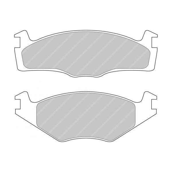 Pastiglie Freno Ferodo DS2500 Anteriore Volkswagen Golf 2 GTI 16S - F-CP392H - FCP392H - 3661768068854