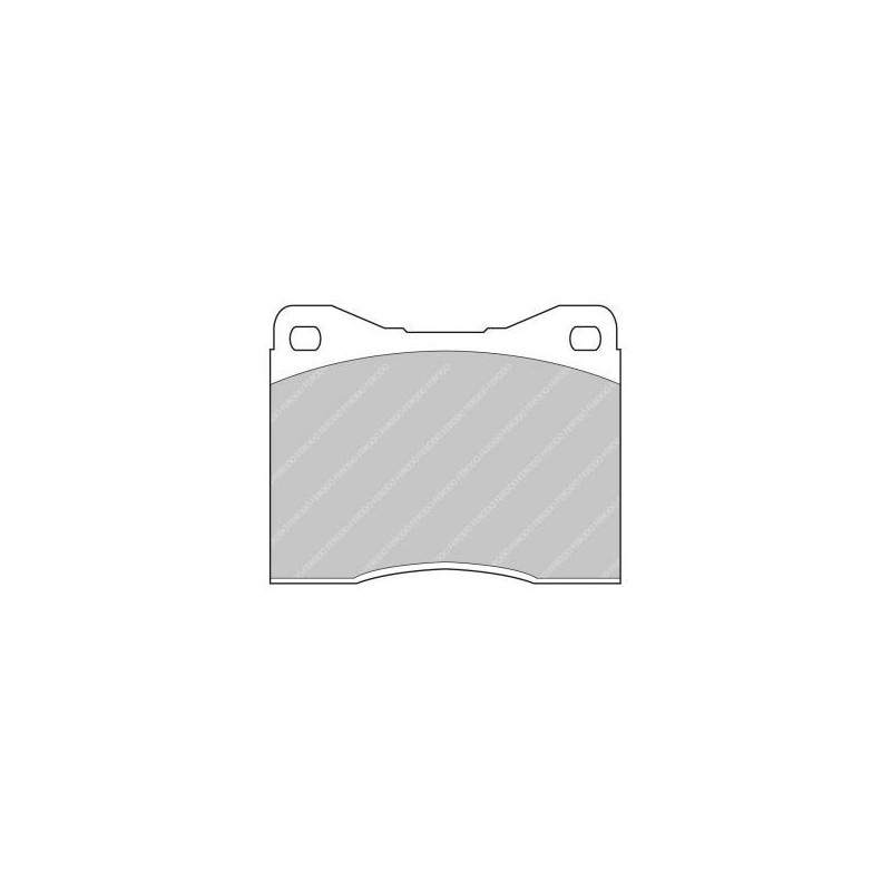 Ferodo DS2500 remblokken voor BMW 2500 2500 CS, Automatische remklauw 01.68 - 12.76 ATE - F-CP399H - FCP399H - 3661768068892