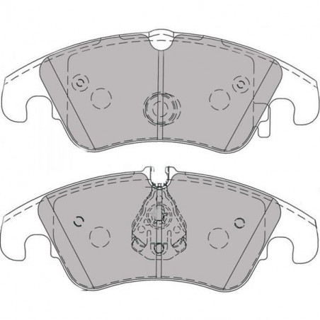 Plaquettes de Frein Ferodo DS2500 Avant Ford Focus RS MK2
