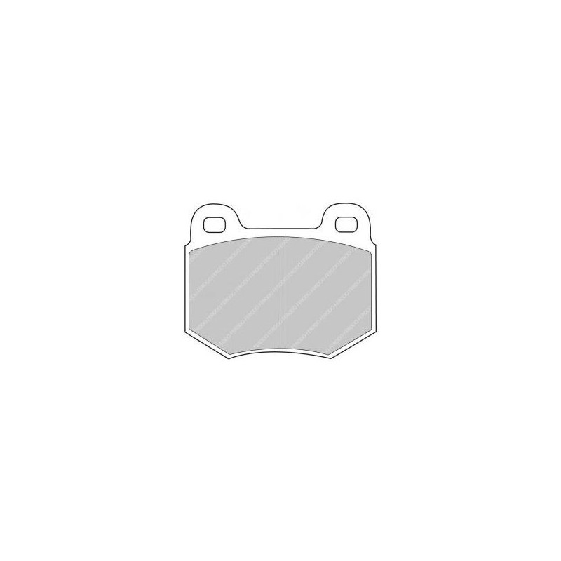 Ferodo DS2500 remblokken voor ALFA ROMEO 75 1.8 (Turbo) 10.90 - 12.92 remklauw ATE - F-CP448H - FCP448H - 3661768069042