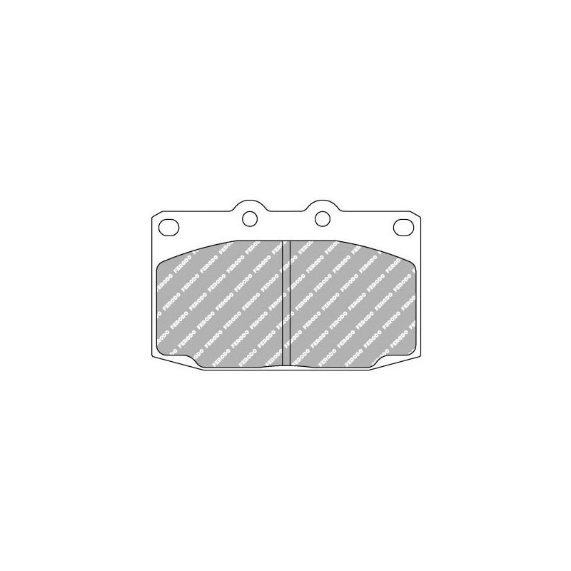 Ferodo DS3000 remblokken voor MAZDA RX 7 1.3 Twin Turbo 07.92 - 08.02 AKEBONO remklauw - F-CP483R - FCP483R - 3661768069097