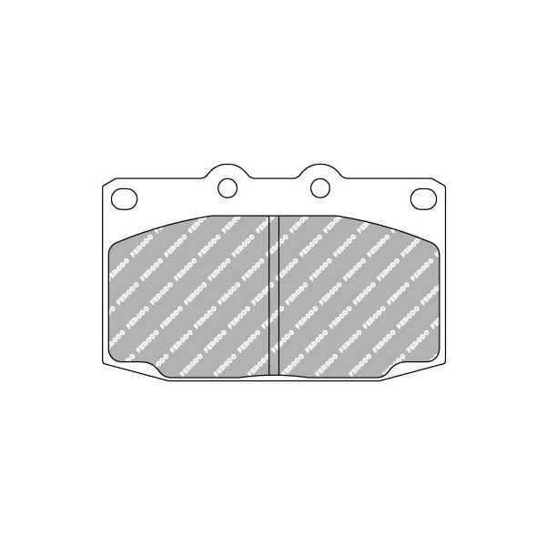 Ferodo DS3000 remblokken voor MAZDA RX 7 1.3 Twin Turbo 07.92 - 08.02 AKEBONO remklauw - F-CP483R - FCP483R - 3661768069097