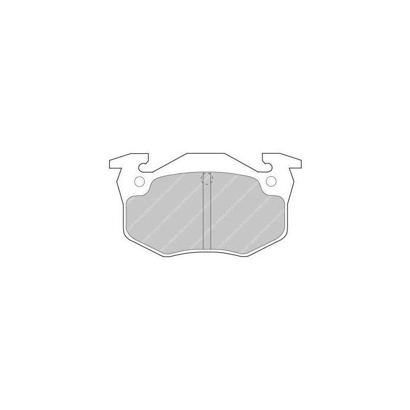 Pastiglie Freno Ferodo DS4003 Posteriore Peugeot 205 / 309 / Citroën Saxo / Renault Clio - F-CP558R - FCP558R - 3661768069196