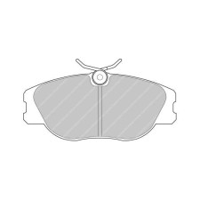 Ferodo DS2500 remblokken voor ALFA ROMEO 155 2.0 Q4 (Turbo) 16V 02.92 - 12.95 LUCAS/TRW remklauw - F-CP565H - FCP565H - 3661768069226