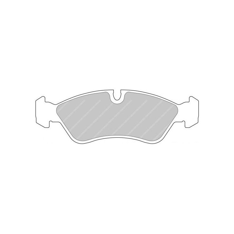 Ferodo DS3000 remblokken voor DAEWOO Espero 1.5 i GLXi 16V 04.95 - remklauw ATE - F-CP584R - FCP584R - 3661768069288