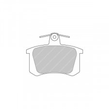 Plaquettes de frein Ferodo DS2500 arrière pour ALFA ROMEO 155 1.8 i Twin Spark 02.92 - 04.96 étrier LUCAS/TRW