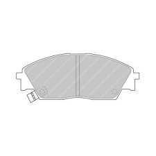 Ferodo DS2500 remblokken voor HONDA Accord 2.2 16V 09.89 - 12.91 AKEBONO remklauw - F-CP598H - FCP598H - 3661768069356