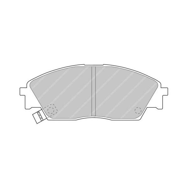 Ferodo DS2500 Front Brake Pads Honda Civic Vtec - F-CP598H - FCP598H - 3661768069356