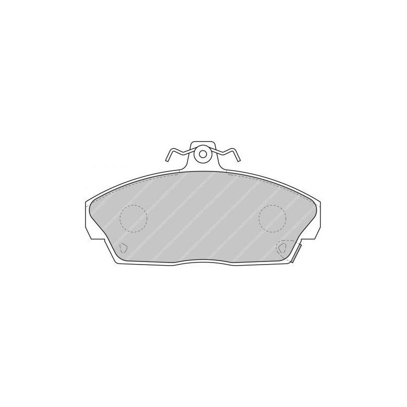 Ferodo DS2500 remblokken voor HONDA Civic 1.6 EE9 16V 01.90 - 10.91 remklauw AKEBONO - F-CP613H - FCP613H - 3661768069417