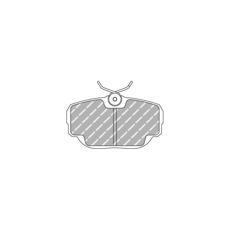 Ferodo DS3000 remblokken voor BMW 3 Serie 318i 02.82 - 06.91 LUCAS/TRW remklauw - F-CP660R - FCP660R - 3661768069462