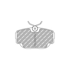 Ferodo DS3000 remblokken voor BMW 3 Serie 318i 02.82 - 06.91 LUCAS/TRW remklauw - F-CP660R - FCP660R - 3661768069462