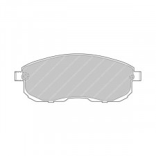 Plaquettes de frein Ferodo DS2500 avant pour INFINITI G20 G20 01.98 - 12.00 étrier SUMITOMO