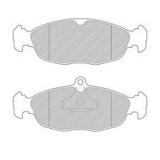 Ferodo DS3000 remblokken achter voor ASTON MARTIN DB7 3.2 01.97 - remklauw ATE - F-CP732R - FCP732R - 3661768069608