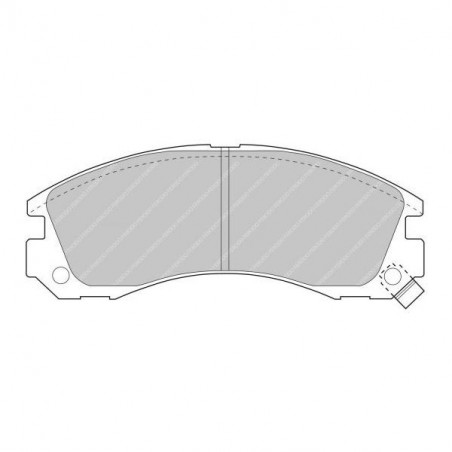 Plaquettes de frein Ferodo DS2500 avant pour DODGE Avenger All (US) 01.95 -  étrier AKEBONO