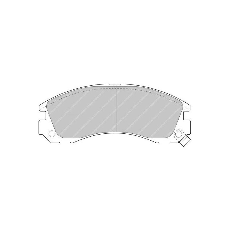 Ferodo DS3000 remblokken voor DODGE Avenger All (US) 01.95 - AKEBONO remklauw - F-CP765R - FCP765R - 3661768069639
