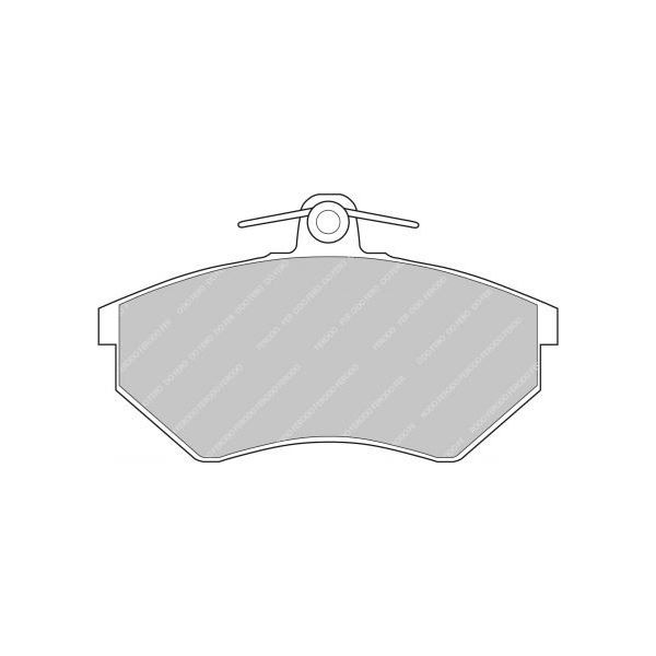 Ferodo DS2500 Front Brake Pads Volkswagen Golf 2 / 3 Lucas - F-CP774H - FCP774H - 3661768069677