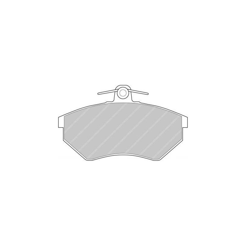 Plăcuțe de frână Ferodo DS3000 față pentru AUDI 100 1.8 09.82 - 09.88, etrier de frână LUCAS/TRW - F-CP775R - FCP775R - 3661768323991