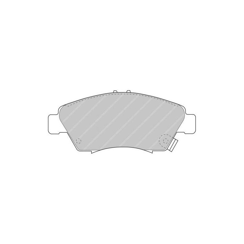 Ferodo DS3000 remblokken voor AUDI Coupe 2.0 08.92 - 12.96 AKEBONO remklauw - F-CP776R - FCP776R - 3661768069714