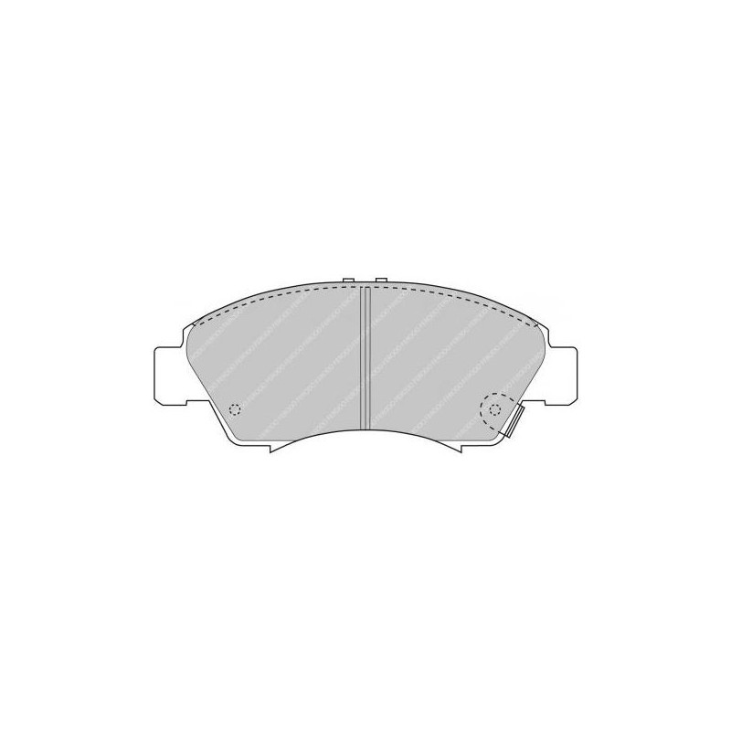 Ferodo DS2500 remblokken voor HONDA Civic 1.5 i EJ2 16V 01.94 - 11.95 remklauw AKEBONO - F-CP777H - FCP777H - 3661768069721