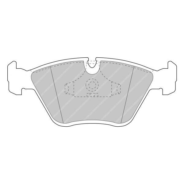 Pastiglie Freno Ferodo DS2500 Anteriore BMW E36 M3 / Z3 / E34 - F-CP779H - FCP779H - 3661768069738