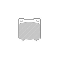 Ferodo DS3000 achterremblokken voor CITROEN Saxo 1.6 Kit auto, Super 1600 01.97 - LUCAS/TRW remklauw - F-CP810R - FCP810R - 3661768069837