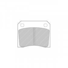 Plaquettes de frein Ferodo DS2500 arrière pour AC 428 4.1 01.67 - 12.74 étrier LUCAS/TRW