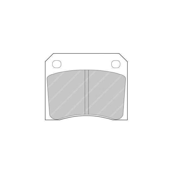 Plaquettes de Frein Ferodo DS2500 Arrière Jaguar / Aston Martin - F-CP815H - FCP815H - 3661768324011